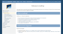 Desktop Screenshot of coolprop.org