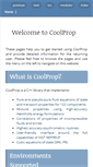 Mobile Screenshot of coolprop.org